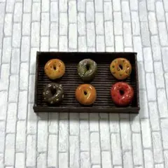 ハンドメイド　ミニチュアフード　ベーグル