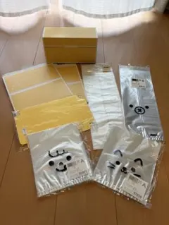 cotta 菓子パン袋 こども ねこ くま　ラッピングセットのサムネイル