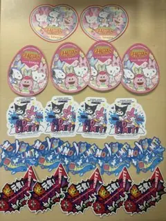 ユニバ　USJ 限定ステッカーセット 20枚　キティちゃん　ポケモン　マイメロ