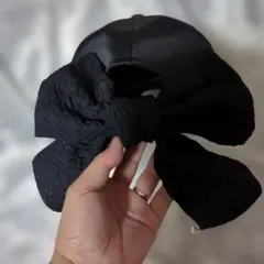 Tulip Crochet Hair Ribbon / Black - メルカリ