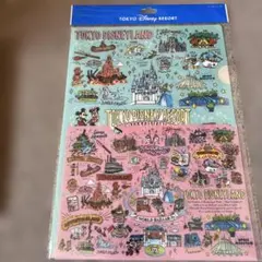 東京ディズニーリゾート クリアファイル2枚セット