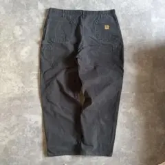 Carhartt ダックペインターパンツ ブラック W42 L34 ワイド 極太 