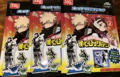 僕のヒーローアカデミア アクリルスタンド 3個セット　100均　ダイソー　未開封