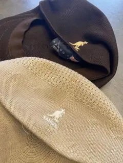 KANGOL ニットベレー帽 (ハンチング)2色セット