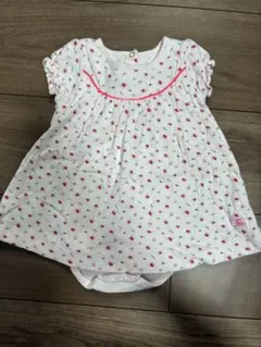 PETIT BATEAU 花柄ロンパース 67cm