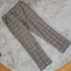 メイソングレイ グレンチェック柄 パンツ サイズ１