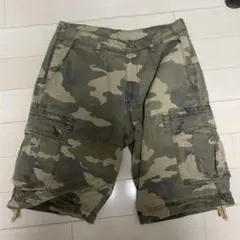 迷彩 カーゴショートパンツ 4ポケット