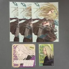 サカモトデイズ 神々廻 原作絵 台湾限定 特典ポストカード コースター カード