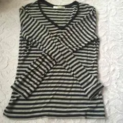 AZULby mousy着心地◎便利なボーダーロンT