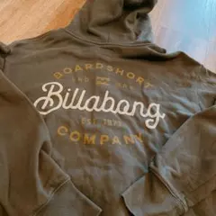 【美品】BILLABONG ビラボン ジップパーカー ダークグレー S