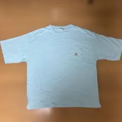 VISION STREET WEAR 水色Tシャツ オーバーサイズ 古着 半袖