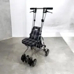 美品❕島製作所 サニーウォーカー AW-RB シルバーカー イス付のサムネイル