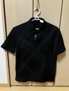 ブラックレーベル　クレストブリッジ　デュラブルポロシャツ　ブラックL