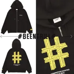BEENTRILL ★ TAPING HASHTAG パーカー 韓国 メンズ
