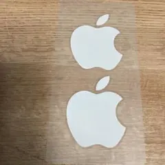 Appleロゴ ステッカー 2枚セット