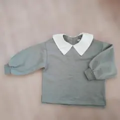 【美品】グローバル　ワーク　GLOBAL　WORK　襟付き　トレーナー 110