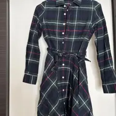 POLO RALPH LAUREN チェック柄 ワンピース 長袖