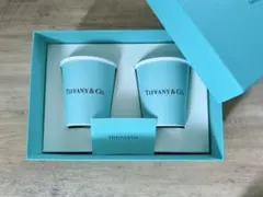 【新品未使用】Tiffany ティファニー ボーンチャイナ 限定ショッパー付