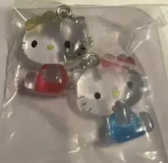 【新品・未使用】サンリオ　なかよしドロップチャーム　ハローキティー&ハローミミィ
