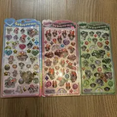 正規品パワーパフガールズ うるちゅるポップシール 3枚セット