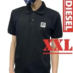 新品 ディーゼル ポロシャツ XXL/希少 A00082 ホワイト ハーフジップ