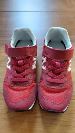 New Balance 373 17cm 赤　ベルクロスニーカー　美品