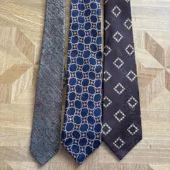 シルクネクタイ 3本セット