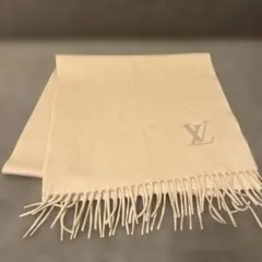 LOUIS VUITTON ベージュ カシミヤ マフラー