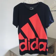 adidas Sport Essentials Tシャツ S ネイビー/オレンジ