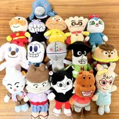 アンパンマン ぬいぐるみ 16体セット プリちぃビーンズ