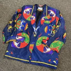 90s ジャケット サーカス柄 ゆるダボ 総柄 スピリチュアル