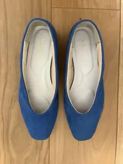 LEPSIM ブルー　フラットシューズ