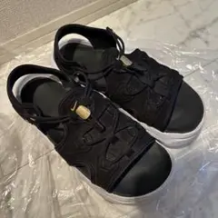 ナイキ NIKE サンダル エアマックス ココ 黒 24cm エアー抜けあり