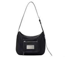 Matin Kim METAL LOGO NYLON SHOULDER BAG