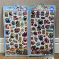 ズートピア2 シール 2枚 まとめ ディズニー ぷっくり 正規品 3D 立体