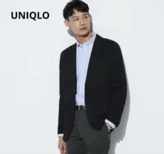 美品UNIQLO ユニクロ コンフォート 2B ジャケット　黒　Lサイズ