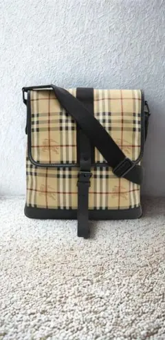 希少✨バーバリー ショルダーバッグ ノバチェック PVC 斜め掛け可 A4可