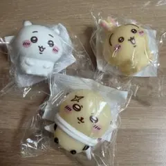 ちいかわ ぷかぷかソフビミニフィギュアちいかわ＆ラッコ＆うさぎ