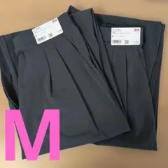 483291 UNIQLO ウルトラストレッチアクティブワイドパンツ M グレー