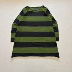 00's vintage ボーダーロンT 加工あり　アーカイブ y2k