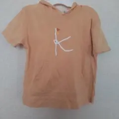 KUMIKYOKU フード付き半袖Tシャツ イエローSSのサムネイル