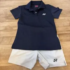 美品　YONEX ネイビー ポロシャツ ショートパンツ セット