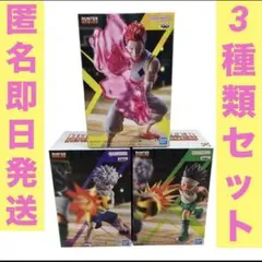 3種類　HUNTER×HUNTER フィギュア キルア ゴン ヒソカ G.I.編