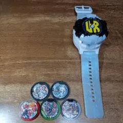 妖怪ウォッチ　DX URウォッチ（最新ver.に更新済）&妖怪メダル5枚セット