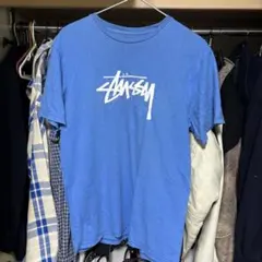 Stussy プリントTシャツ ブルー