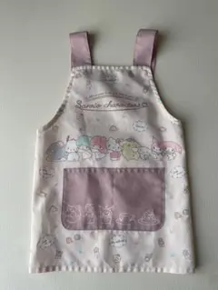 サンリオ エプロン 100〜110cm 女の子　キティ　クロミ　シナモン