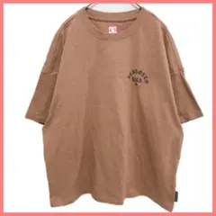 DC SHOES バックプリント Tシャツ クルーネック 綿100% ブラウンのサムネイル