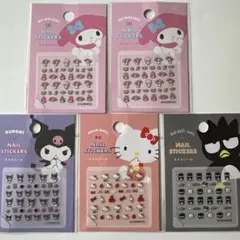 キャラクターネイルシール 5シートセット サンリオ