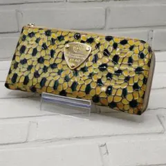 【極美品】ATAO 長財布 リモ ヴィトロ ステンドグラス L字ジップ 黄のサムネイル