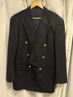 紺　ダブルブレストブレザー